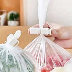 Reusable food bag tags