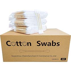 Wooden cotton buds