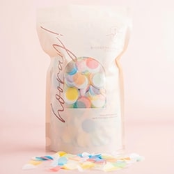 Rice paper confetti