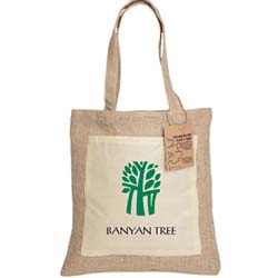 Jute shopping bag